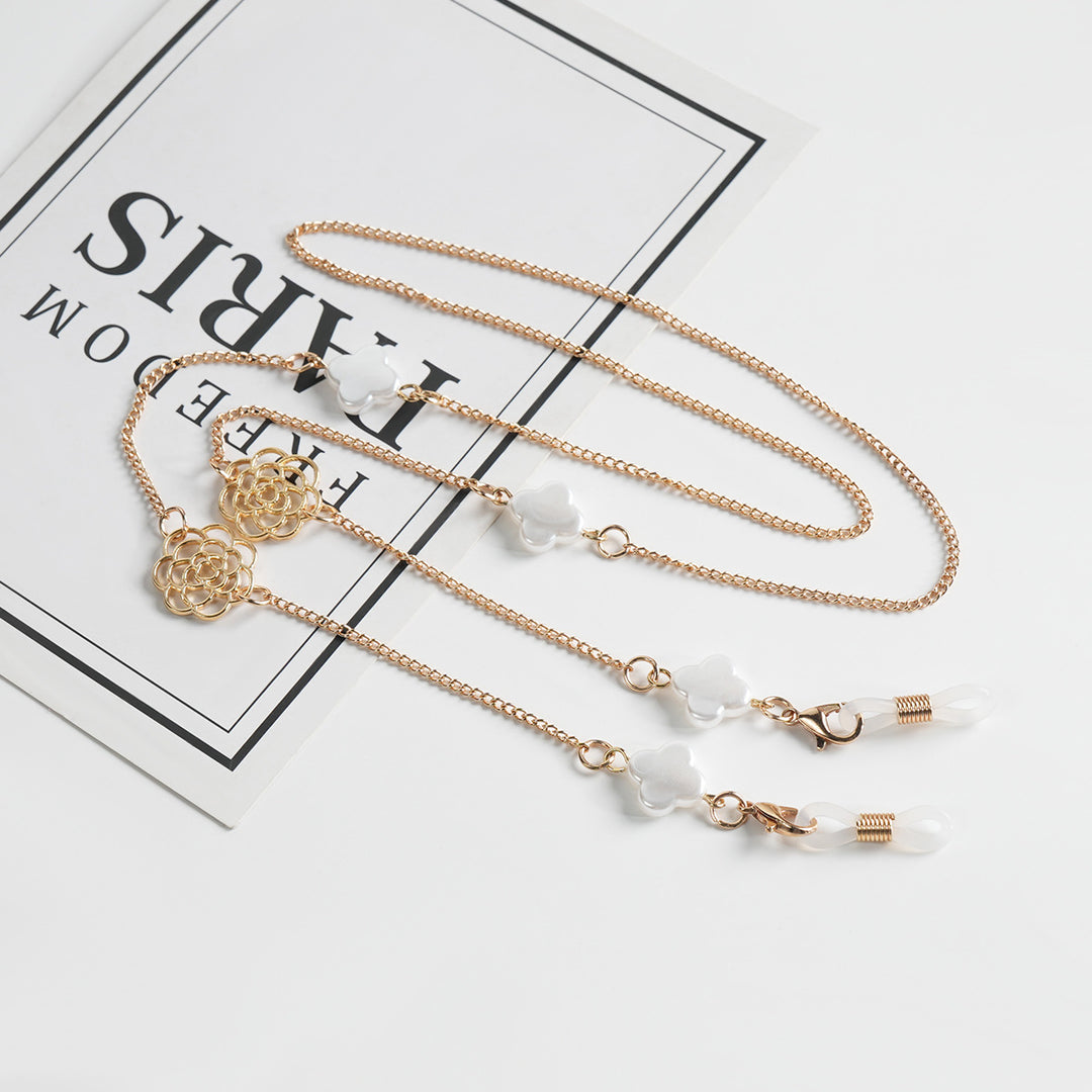 Elegant Floral Chain Necklace Bowlift