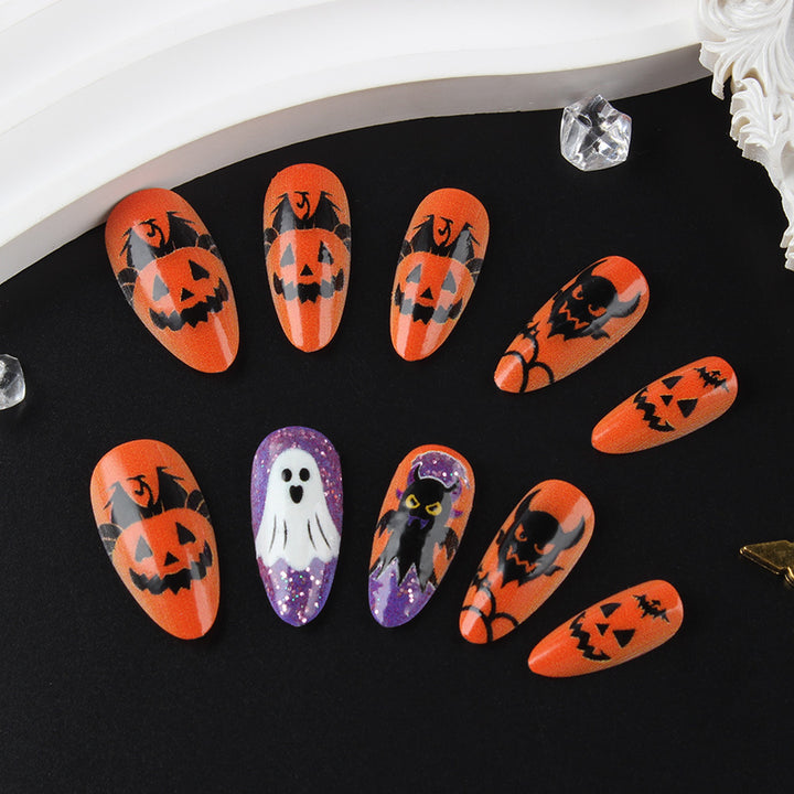 Halloween-Themed Creative Nail Art Bowlift