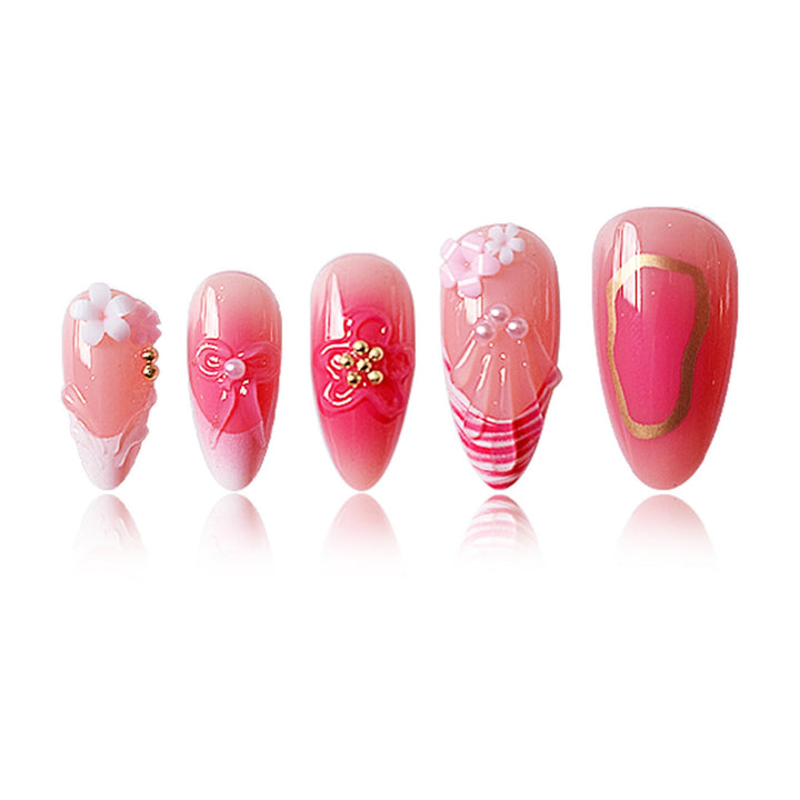 Floral Glam Nail Art Bowlift