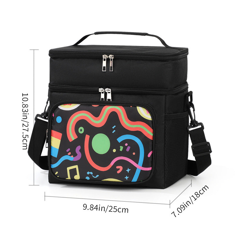 Insulated Floral Lunch Cooler Bag Bowlift