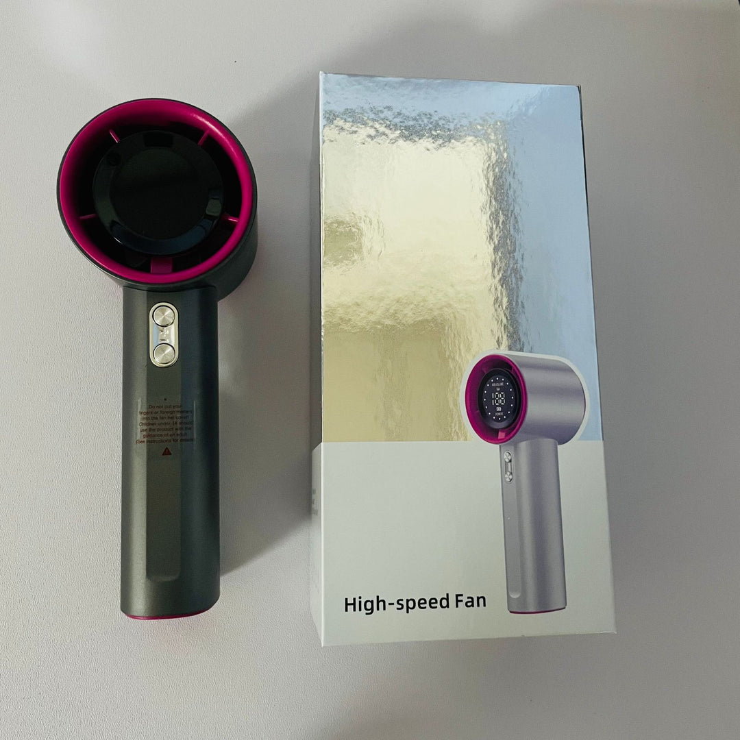 Women Portable High-Performance Fan with LCD Display Bowlift