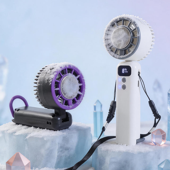 Women Portable Fan with Flexible Adjustable Speed Levels Bowlift