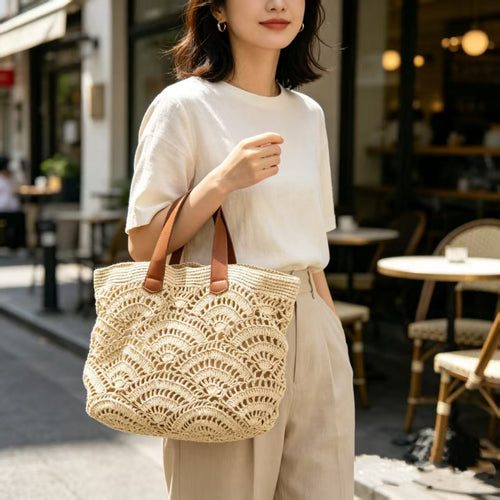 Handmade net basket bag Bowlift