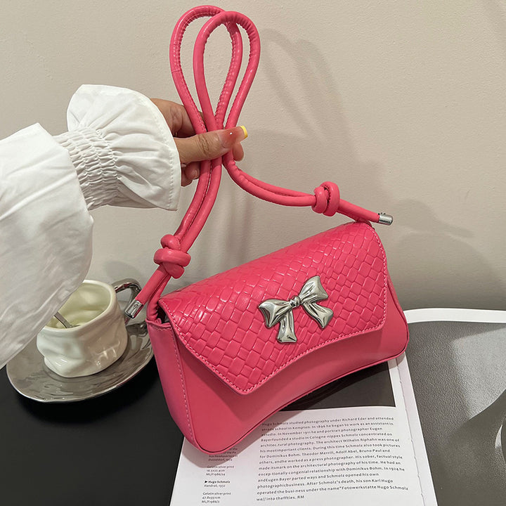 Chic Bow-Detail Handheld Clutch Bag Bowlift