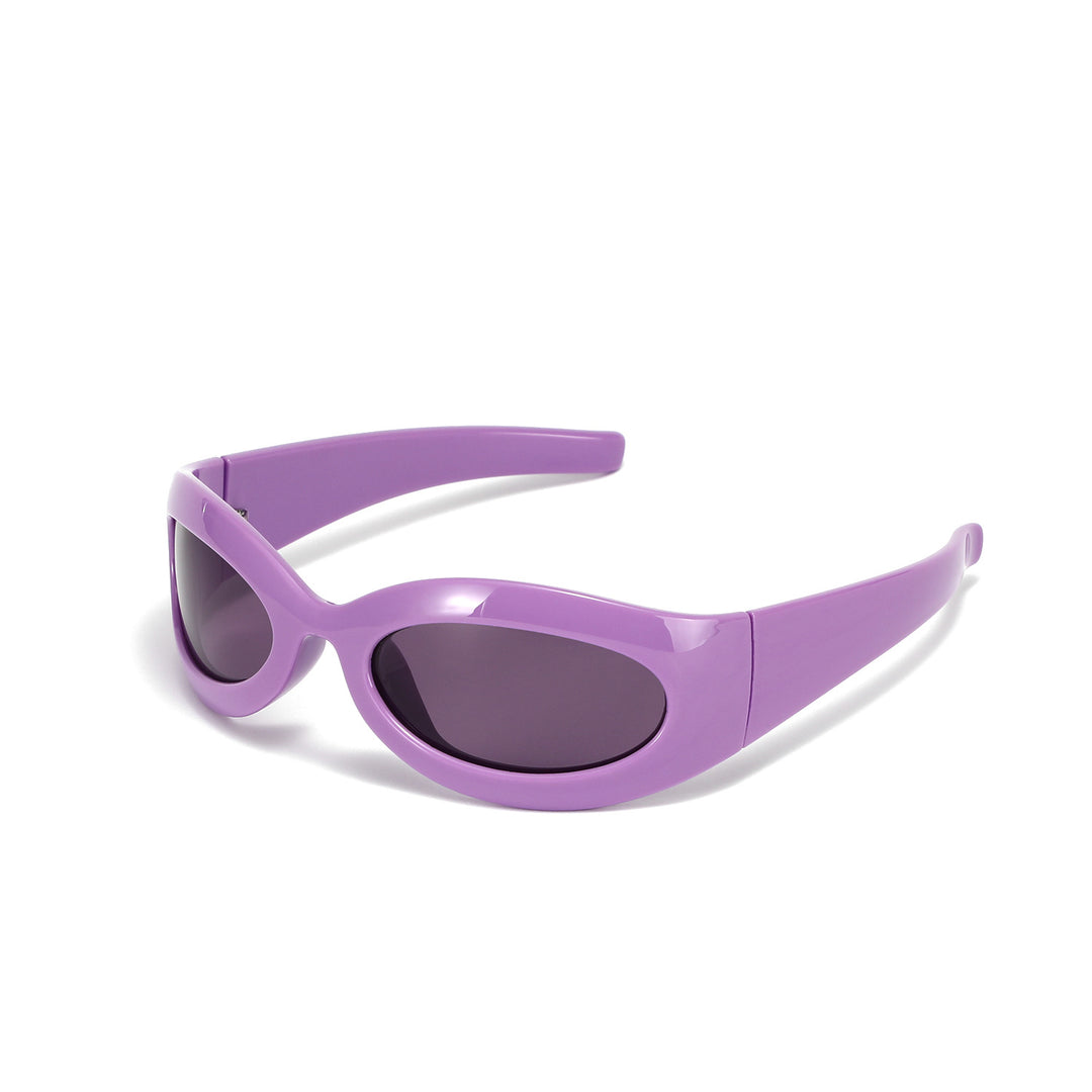 Women's fashionable retro sunglasses in trendy oval design Bowlift