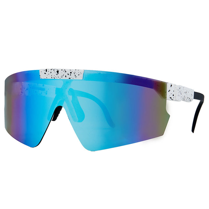 Unisex Futuristic Oversized Shield Sunglasses Bowlift