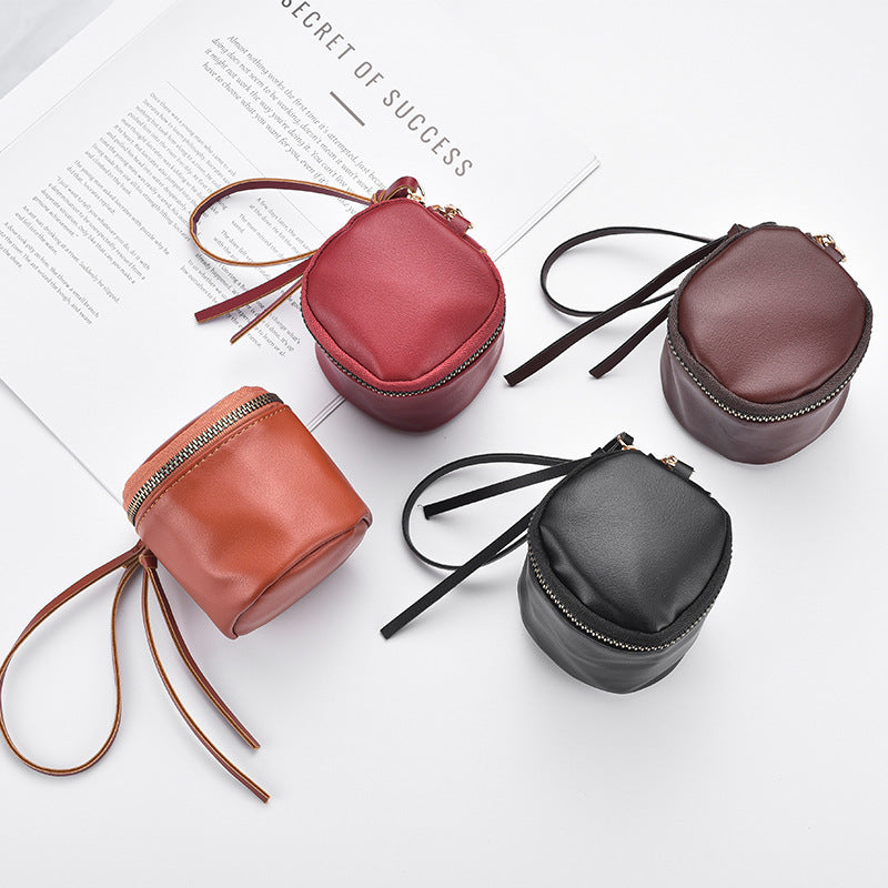 Compact Zippered Cosmetic Pouch Bowlift