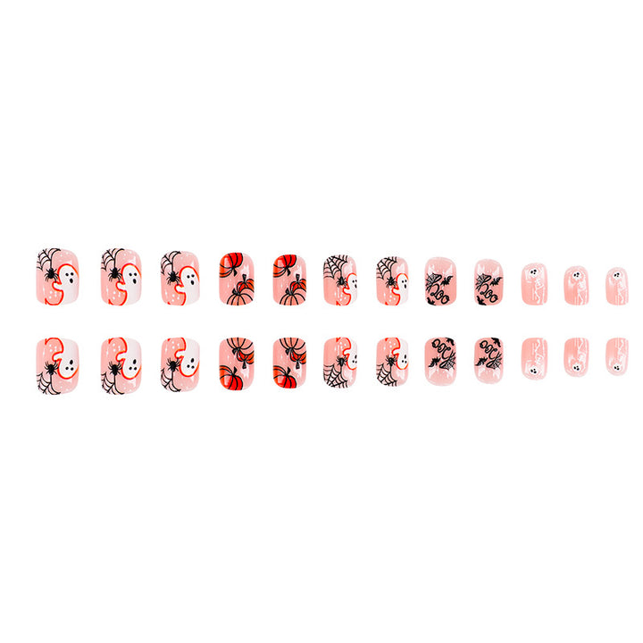 Themed Decorative Press-On Nail Set Bowlift