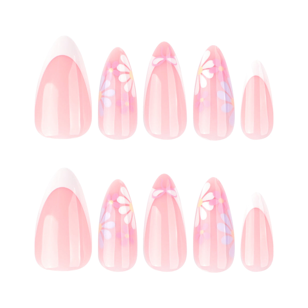 Artful Nail Art with Floral Decorations Bowlift