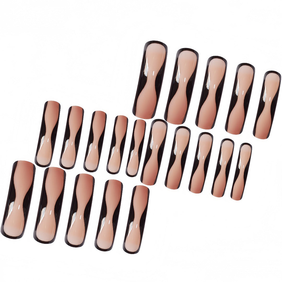 Bold Artistic Press-On Nail Extensions Bowlift