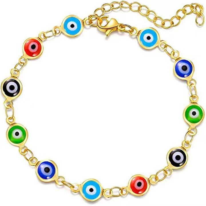 Decorative Evil Eye Charm Bracelet Bowlift