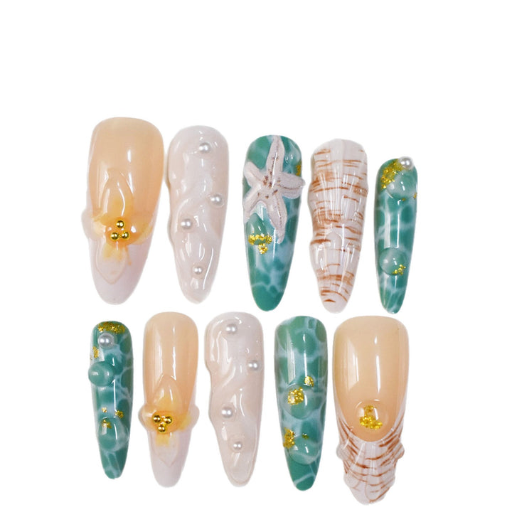 Artistic Fantasy Press-On Nail Set Bowlift