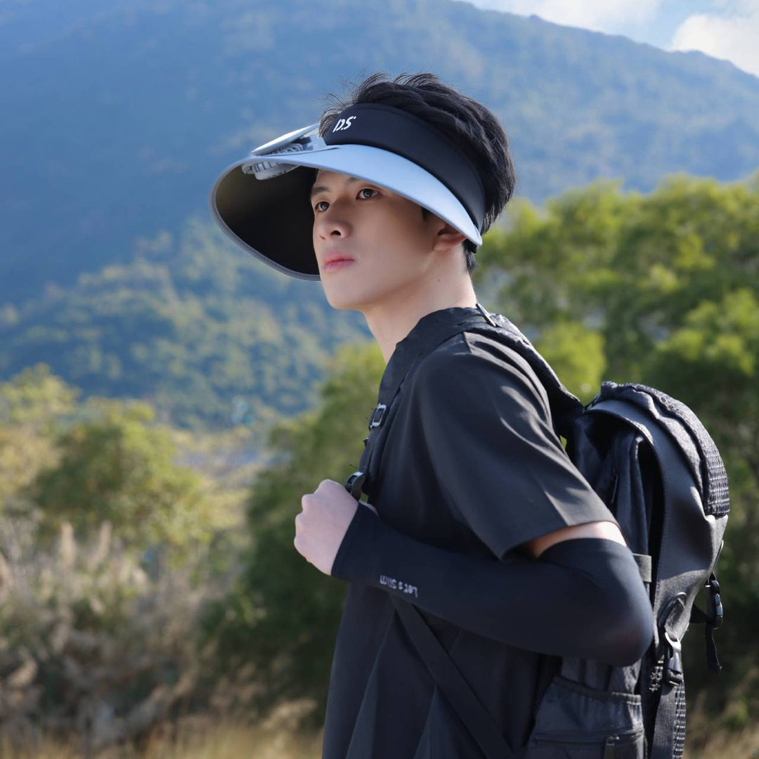 Adjustable sun visor with extra wide brim and breathable headband Bowlift