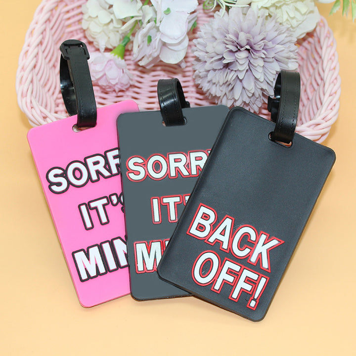 Unisex Customizable Travel Luggage Tag Bowlift