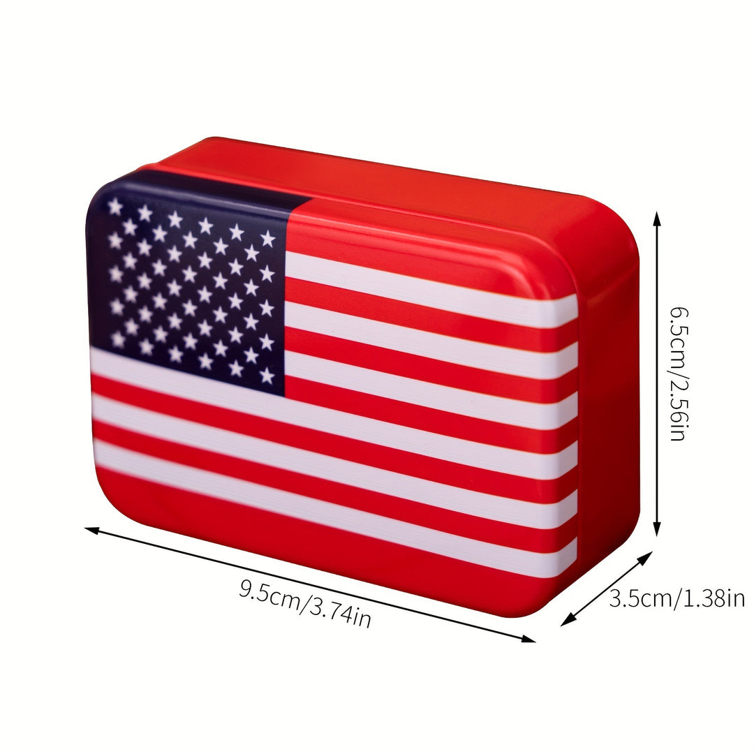 Unisex nan decorative printed metal storage tin set with hinged lids travel-themed organizer boxes Bowlift