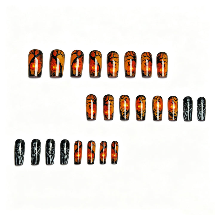 Halloween-Themed Artistic Nail Art Bowlift