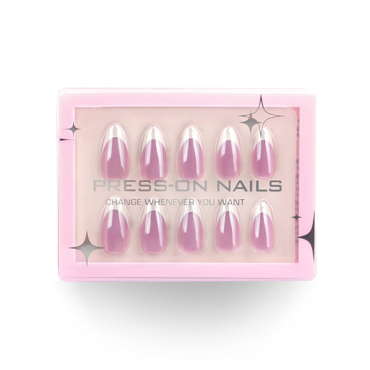 Artificial press-on nails with modern ombre effect Bowlift