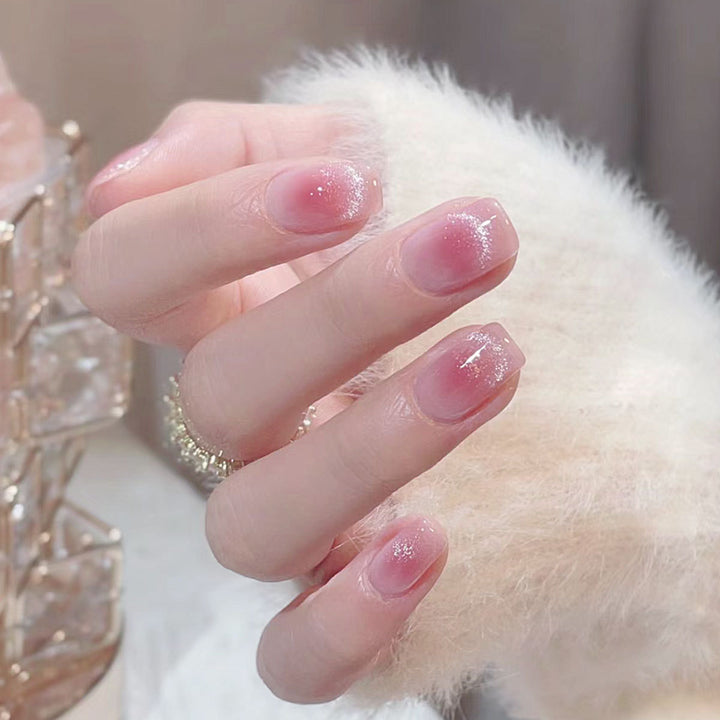 Glitter Ombre Nail Art Bowlift