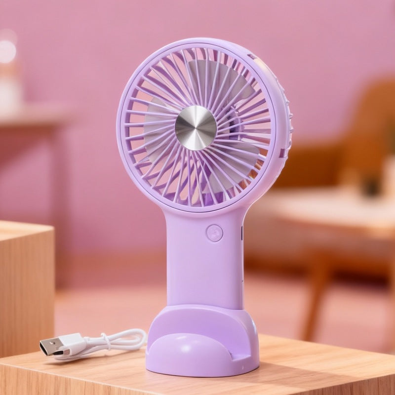 Ladies portable USB table fan with flexible tilt mechanism Bowlift