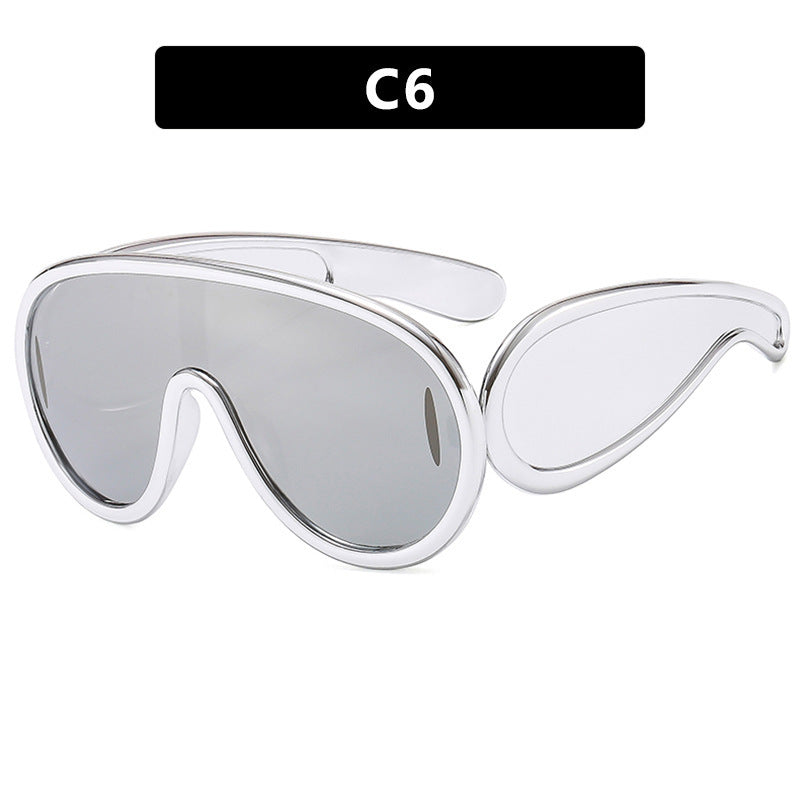 Women's fashionable sunglasses with removable lenses Bowlift