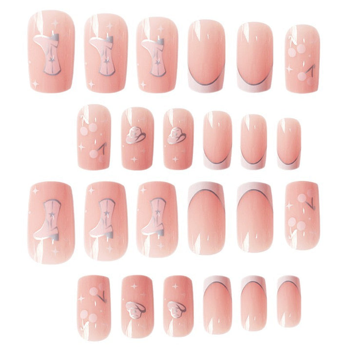 Artistic Press-On Nail Art with Unique Illustrations Bowlift