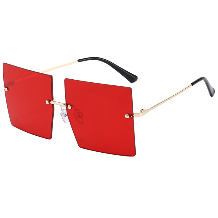 Women’s modern geometric sunglasses with filigree metal frame Bowlift