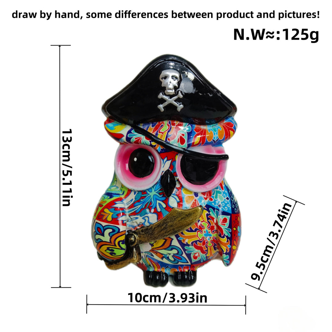 Artful owl figure in maritime design Bowlift