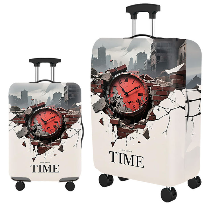 Artistic Cat-Themed Hard Shell Suitcase Bowlift