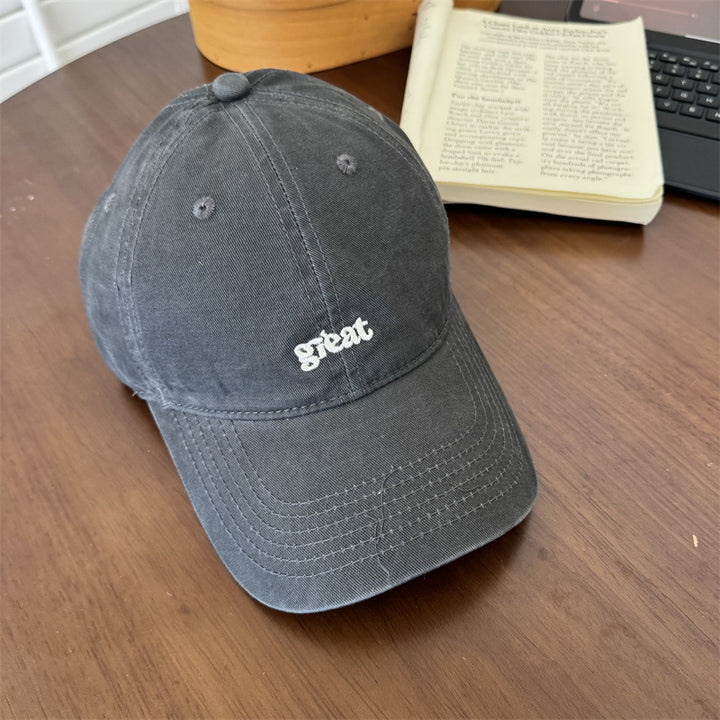 Men's Casual Cotton Adjustable Baseball Cap Bowlift