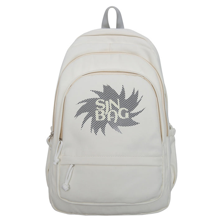 Graphic Print Laptop Backpack Bowlift