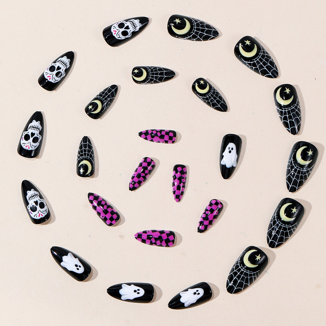 Halloween Themed Acrylic Nail Art Set Bowlift