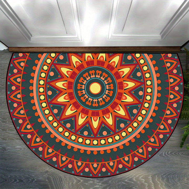Sunflower-Themed Decorative Door Mat Bowlift
