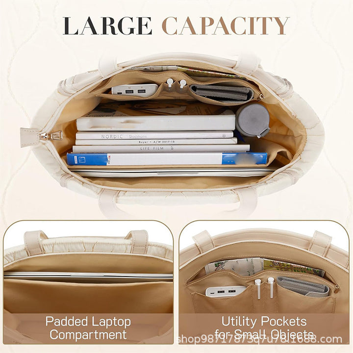 Fashionable and Elegant Shoulder Bag with Textured Design Bowlift