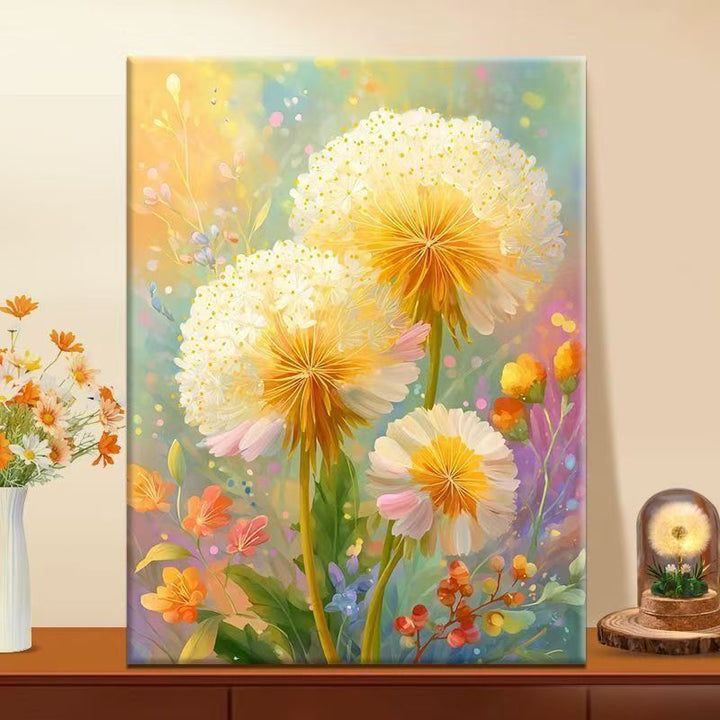 Floral Fantasy Illustration Canvas Art Bowlift
