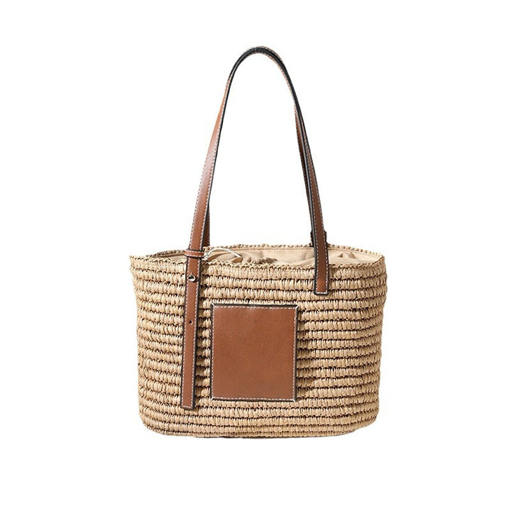 Stylish rat handbag with leather accents Bowlift