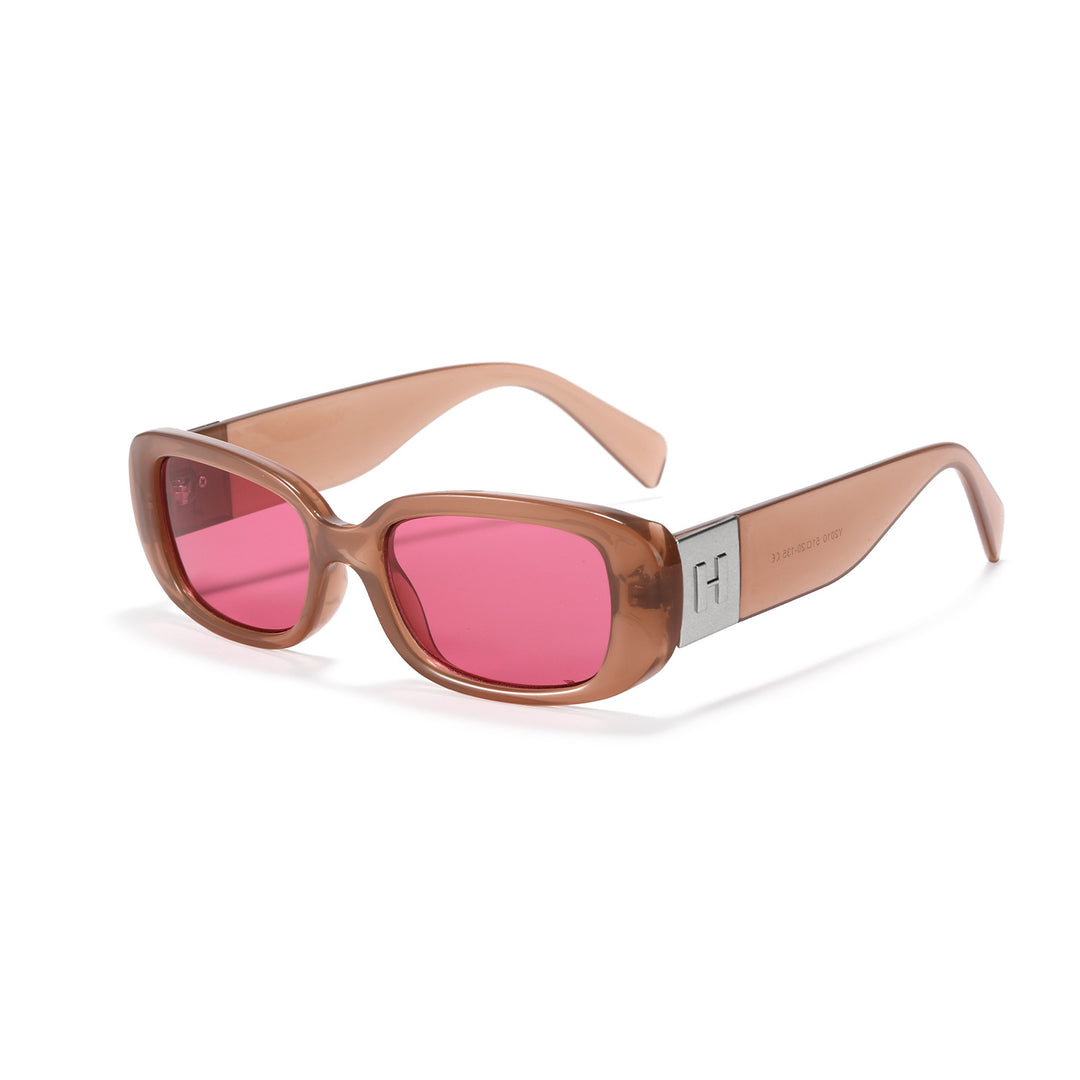 Ladies fashionable sunglasses with ergonomic plastic frame and wide UV protection lenses Bowlift