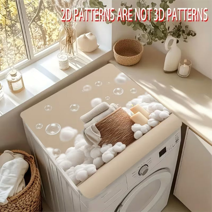 Dog-Themed Laundry Machine Cover