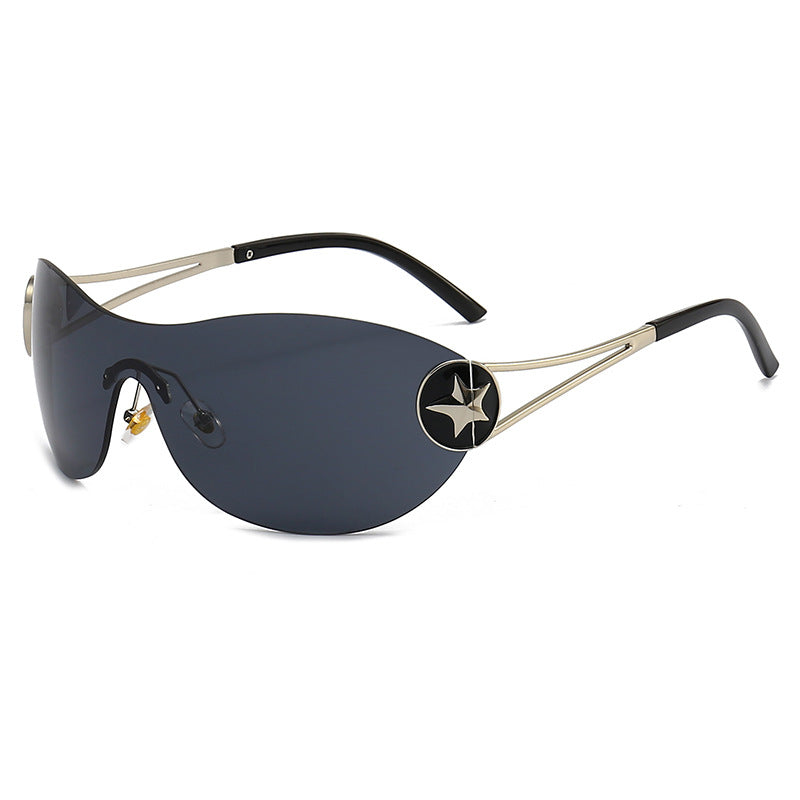 Women's fashionable sunglasses with transparent design and stylish accents Bowlift