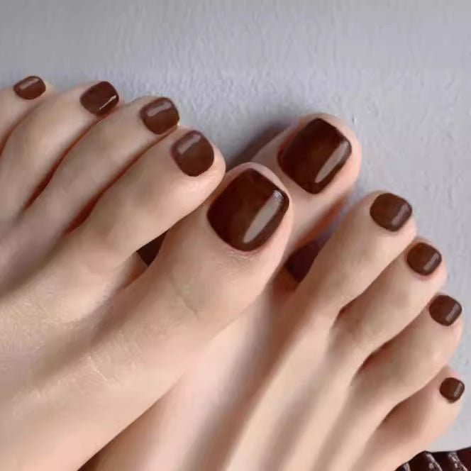 Glossy Premium Press-On Toenails Bowlift