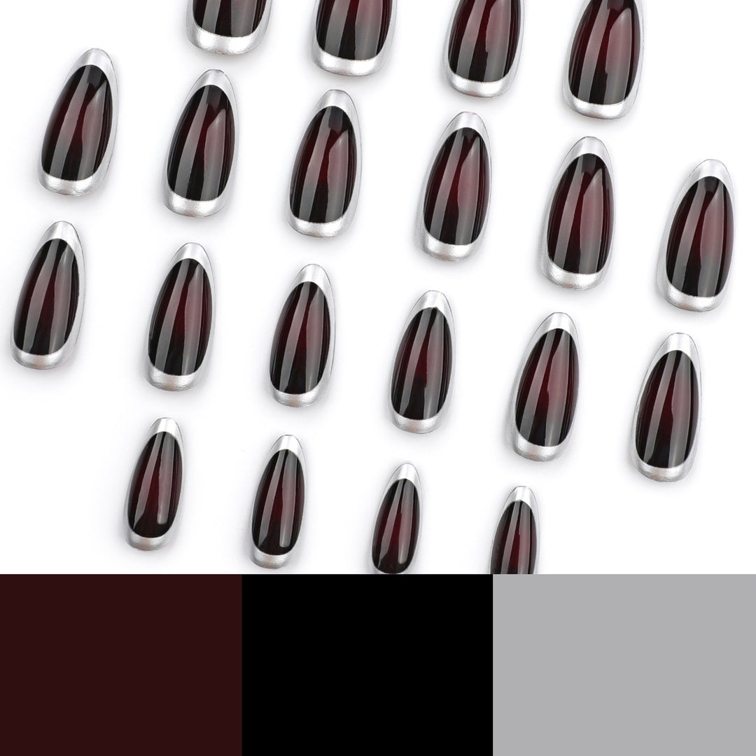 Stylish stiletto nails with elegant shine Bowlift