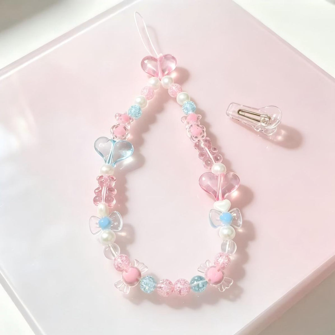 Cute Beaded Phone Charm Bowlift