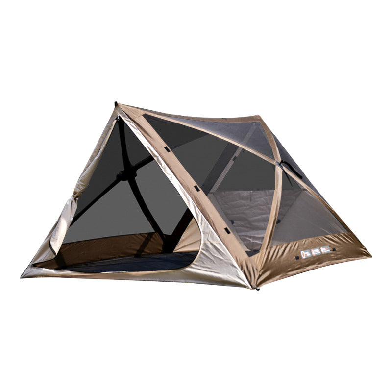Large Air Tent with Innovative Quick Setup and Breathability Bowlift