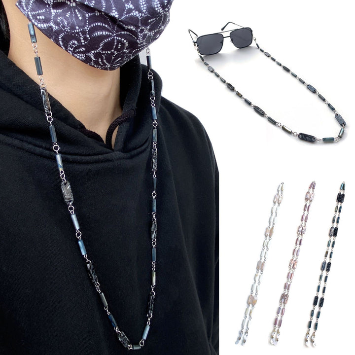 Elegant Gemstone Eyewear Chain Bowlift