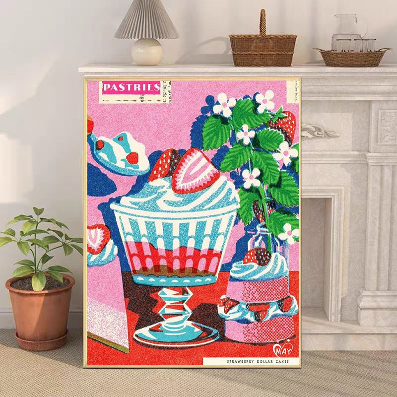Retro-Inspired Still Life Canvas Art Print Bowlift