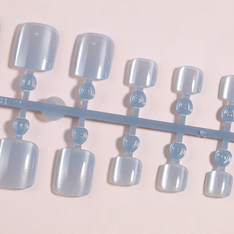 Premium Square Press-On Nail Set Bowlift