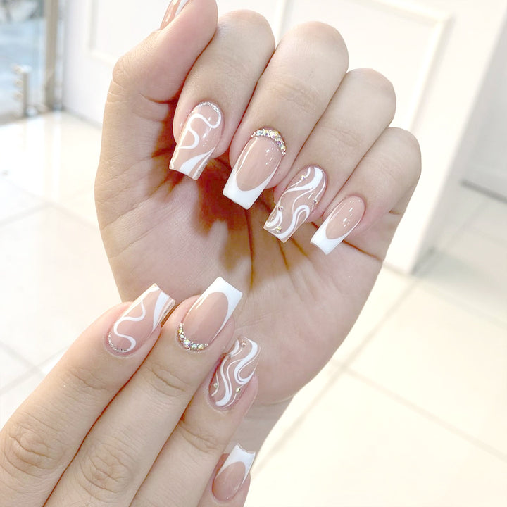 Artistic Gel Nail Tips Set Bowlift