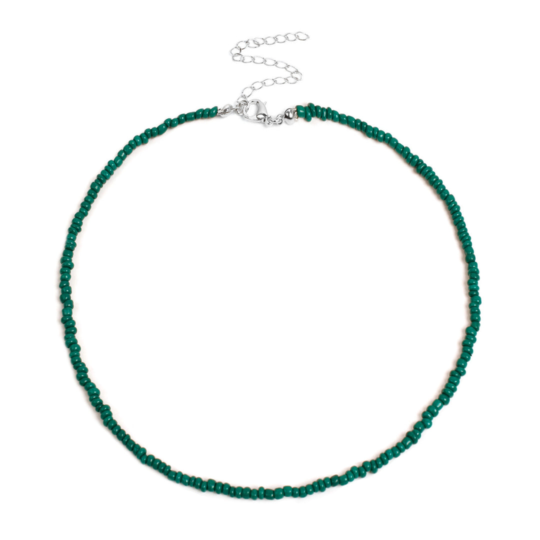 Colorful Beaded Choker Necklace Bowlift