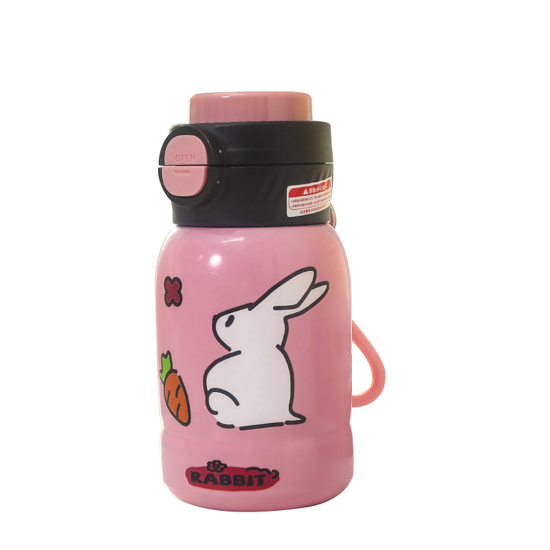 Unisex Waterproof Drinking Bottle with Cute Bear Design Bowlift