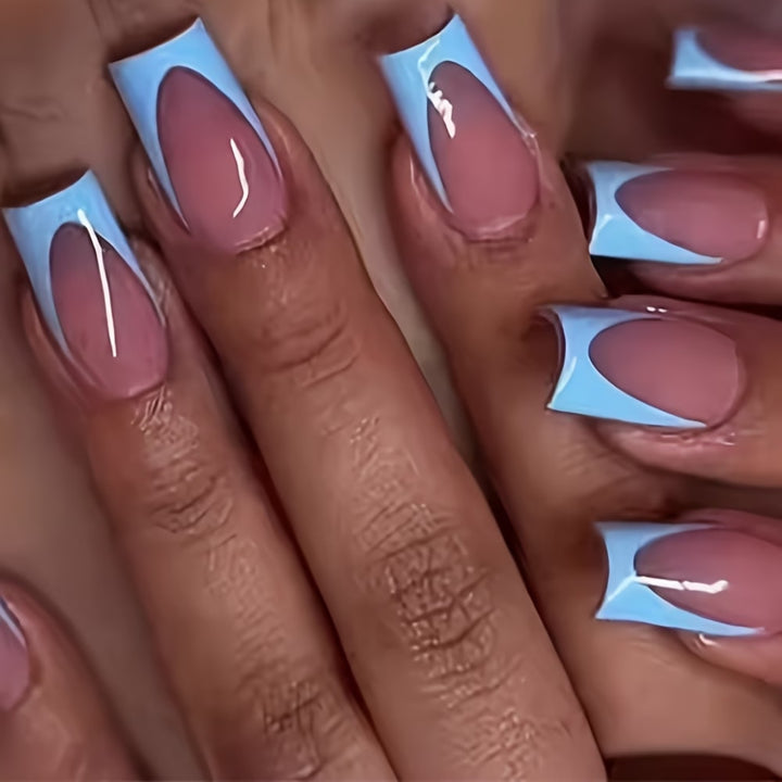 Stylish Press-On Nail Art Set Bowlift
