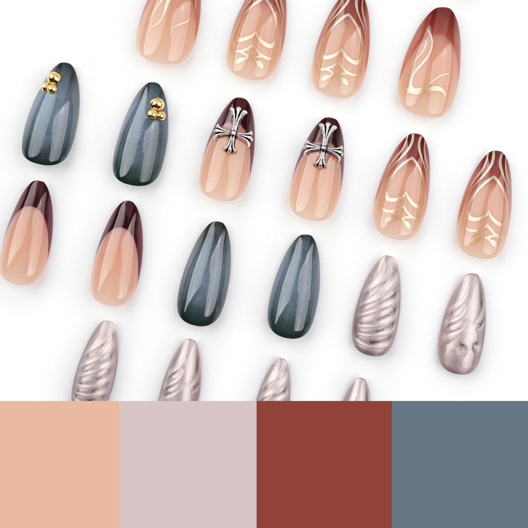 Artful and elegant nail decoration Bowlift